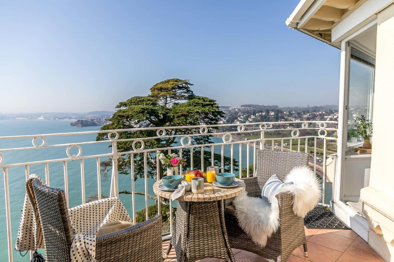 Wellswood Apartment - Sunny Apartment With Stunning Sea Views And Private Balcony Torquay Extérieur photo