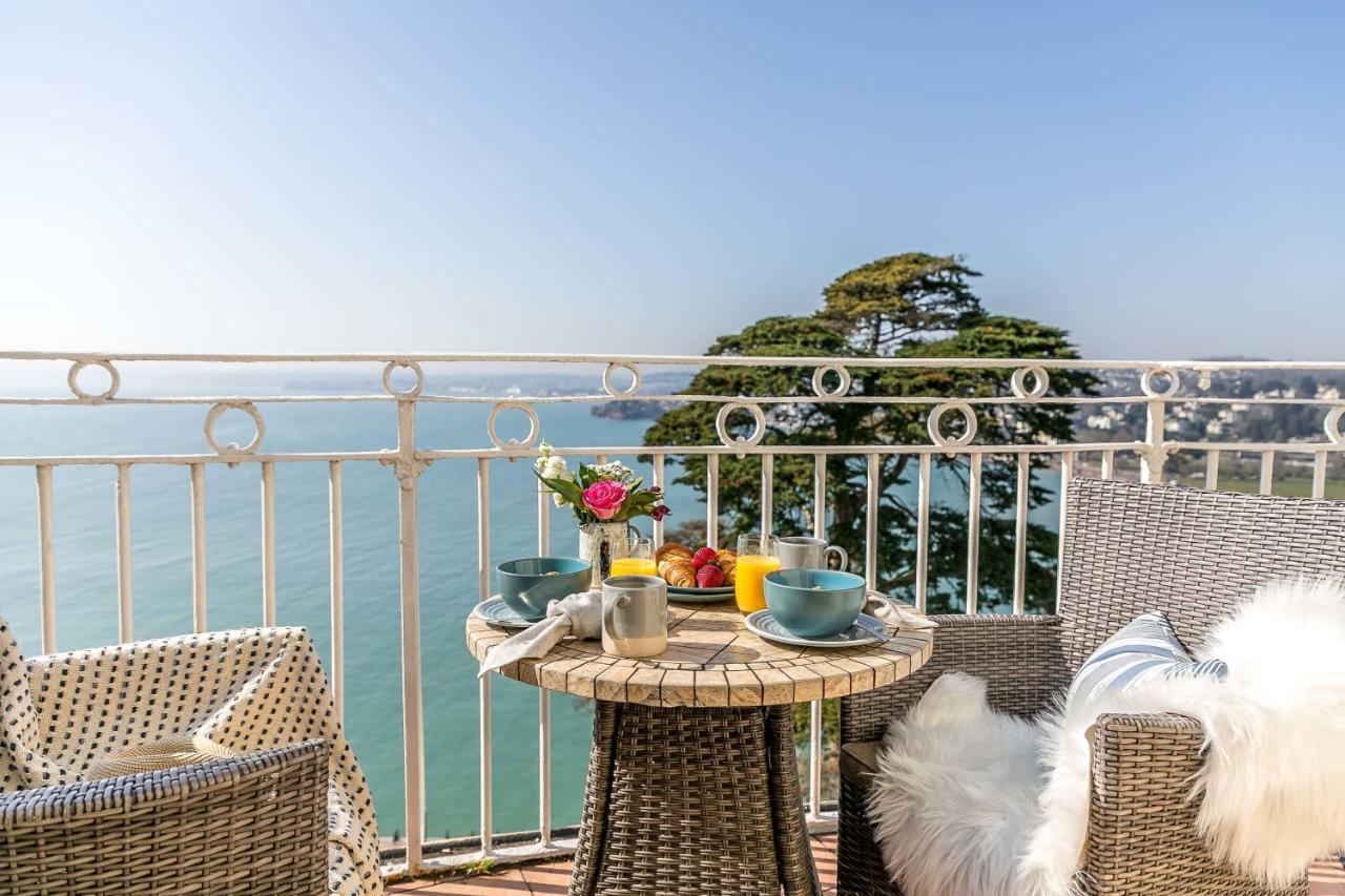 Wellswood Apartment - Sunny Apartment With Stunning Sea Views And Private Balcony Torquay Extérieur photo